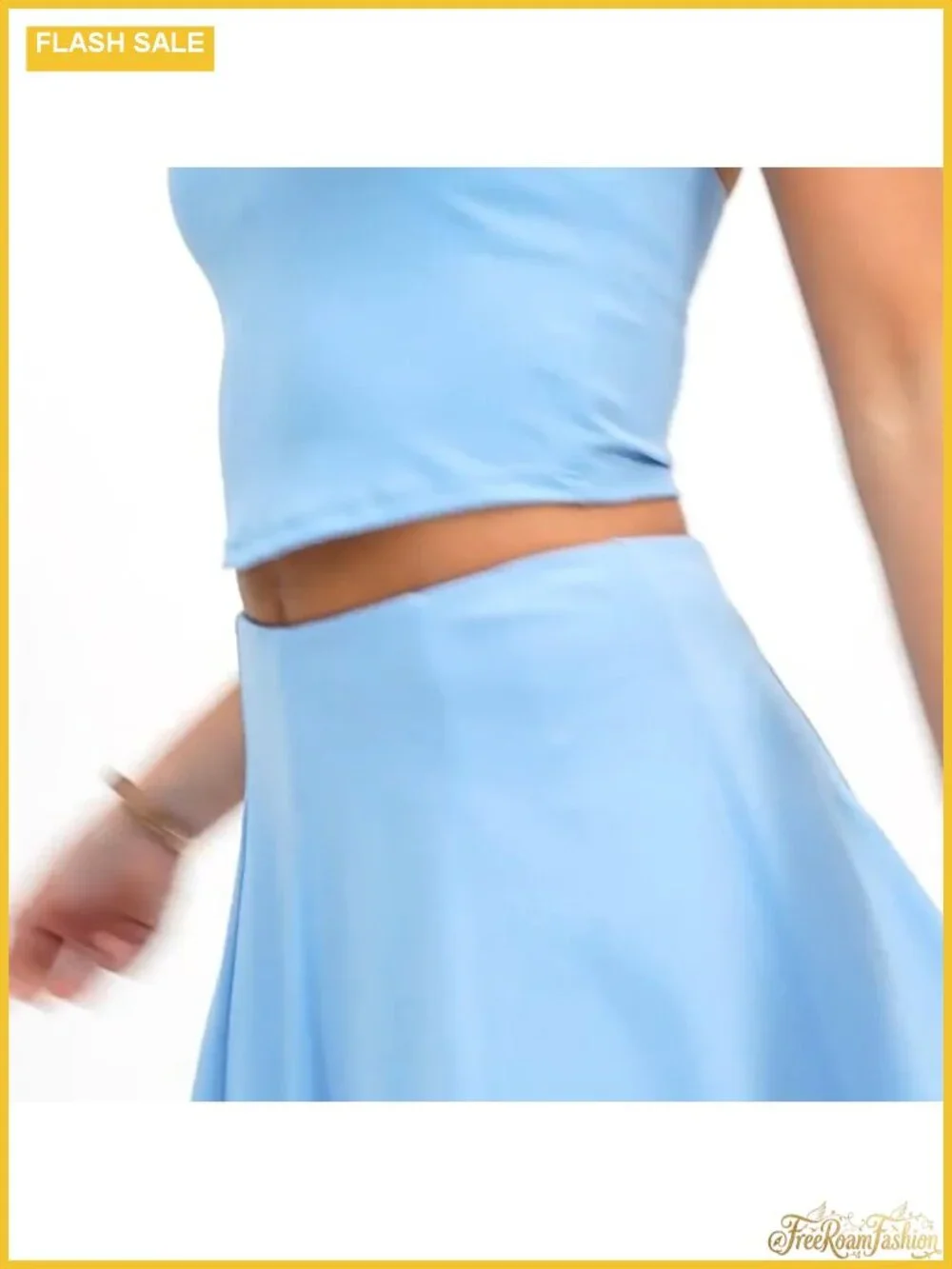 Women's 2 Piece Tennis Skirt Set V Neck Tank Crop Top High Waisted Skort with